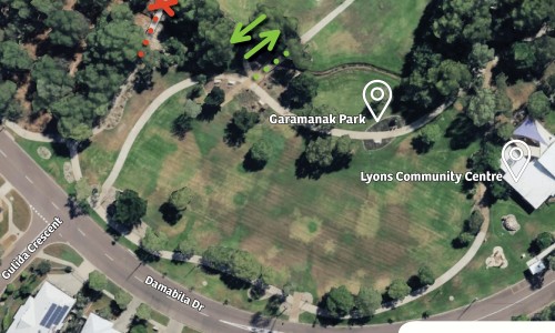 pedestrian bridge at Garamanak Park to be closed