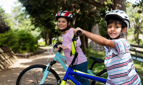 Kids ready for open street events