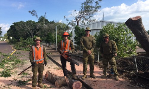City of Darwin - News article - ADF Joins Forces with Council for Clean Up