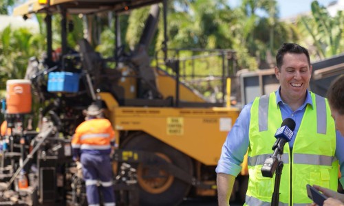 City of Darwin - News article - Recycled Asphalt Used for the First Time in NT