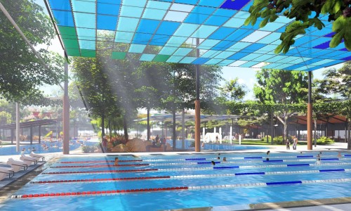 City of Darwin - News article - Starting blocks on for the new Casuarina Aquatic and Leisure Centre