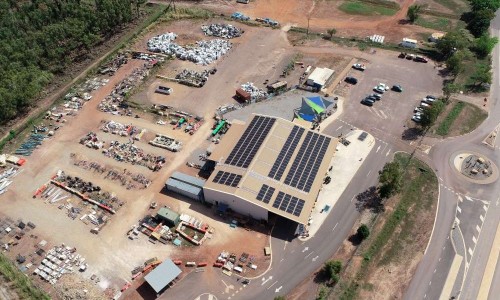 Shoal Bay Waste Management Facility Solar Panels
