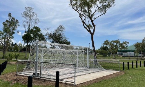 Wulagi Oval goal storage compound