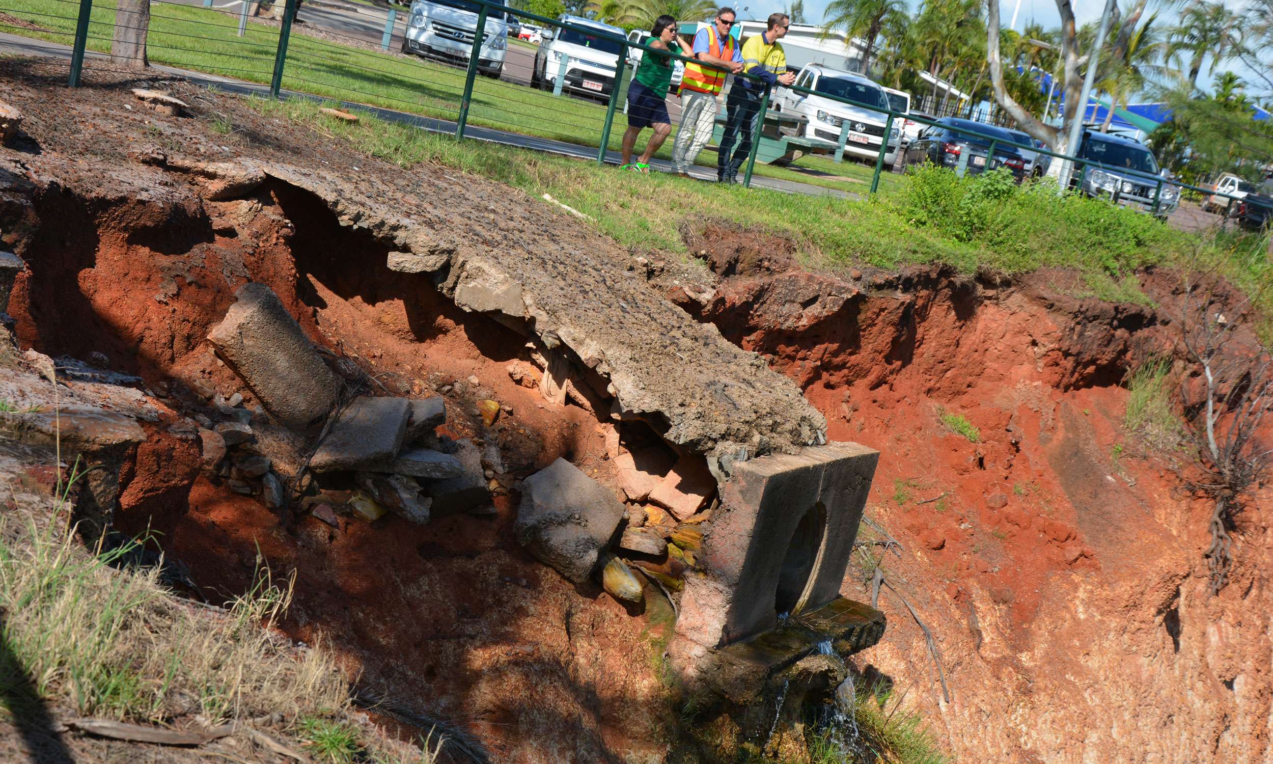 coastal erosion mitigation city of darwin darwin council erosion works