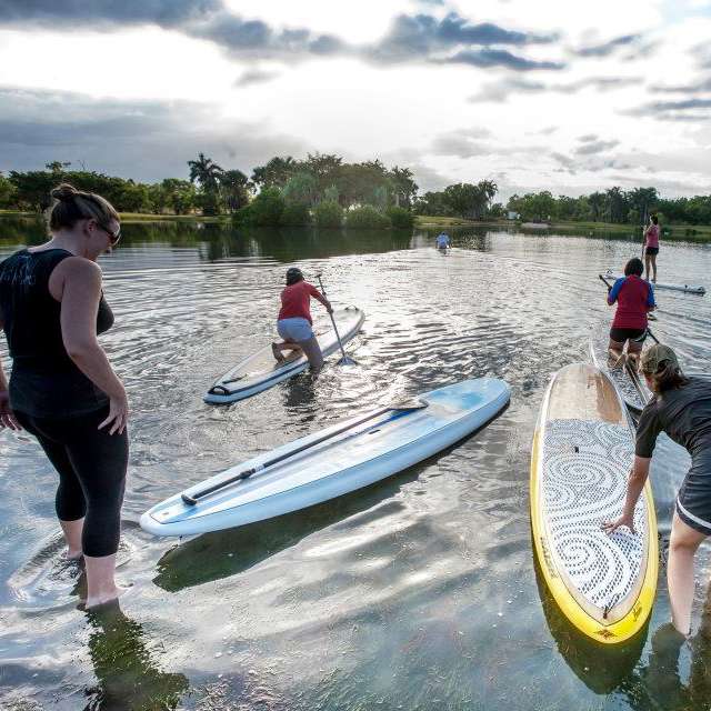 Lake alexander paddle boarders 